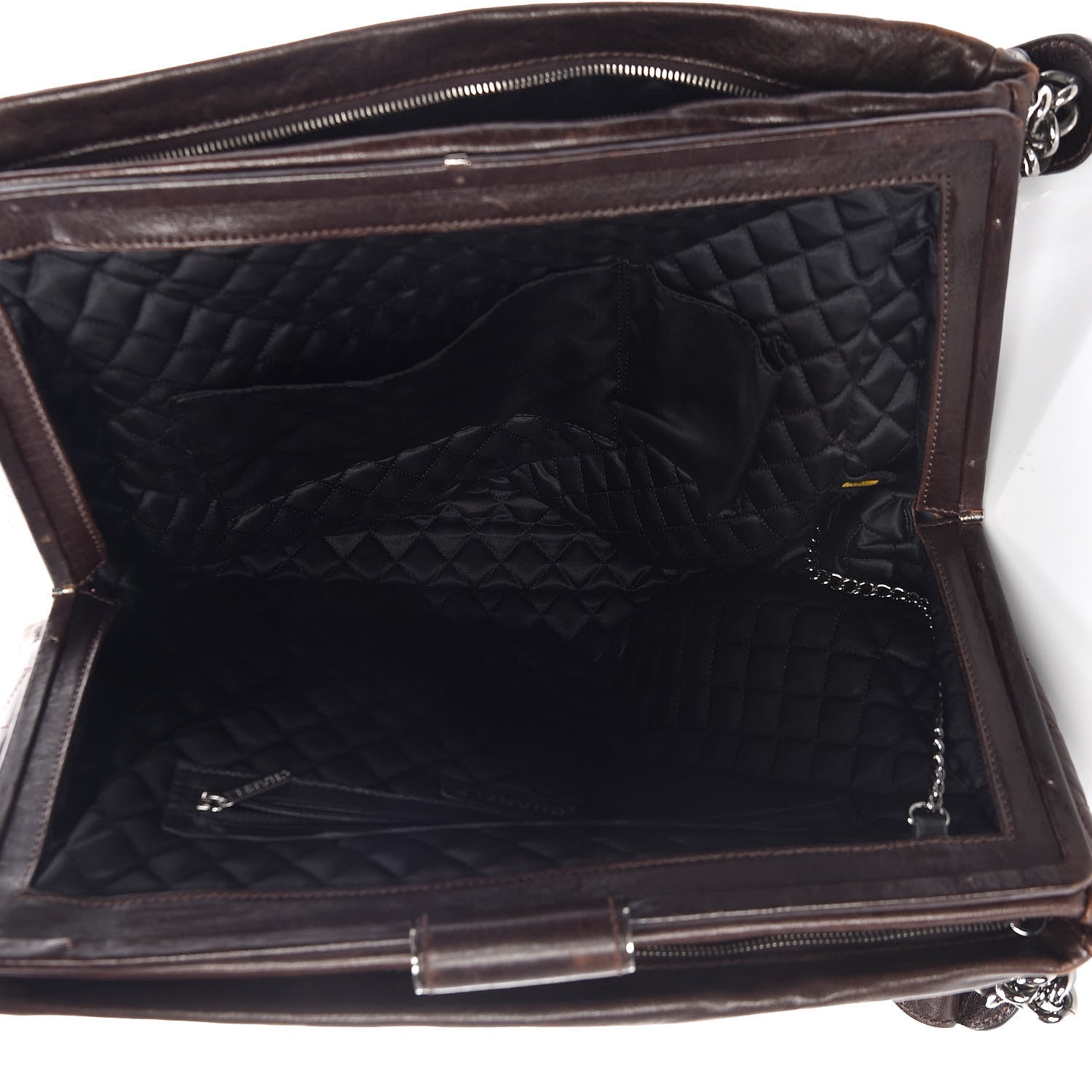 Chanel Calfskin Medium Perfect Day Tote Dark Brown 7 of 24