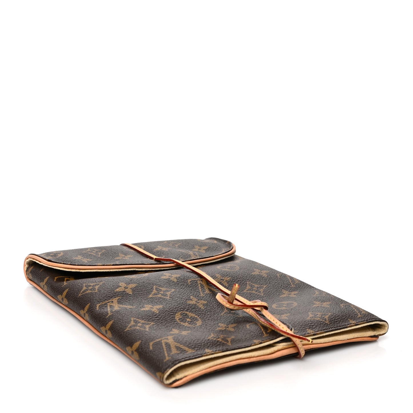 Monogram Jewelry Roll Pouch