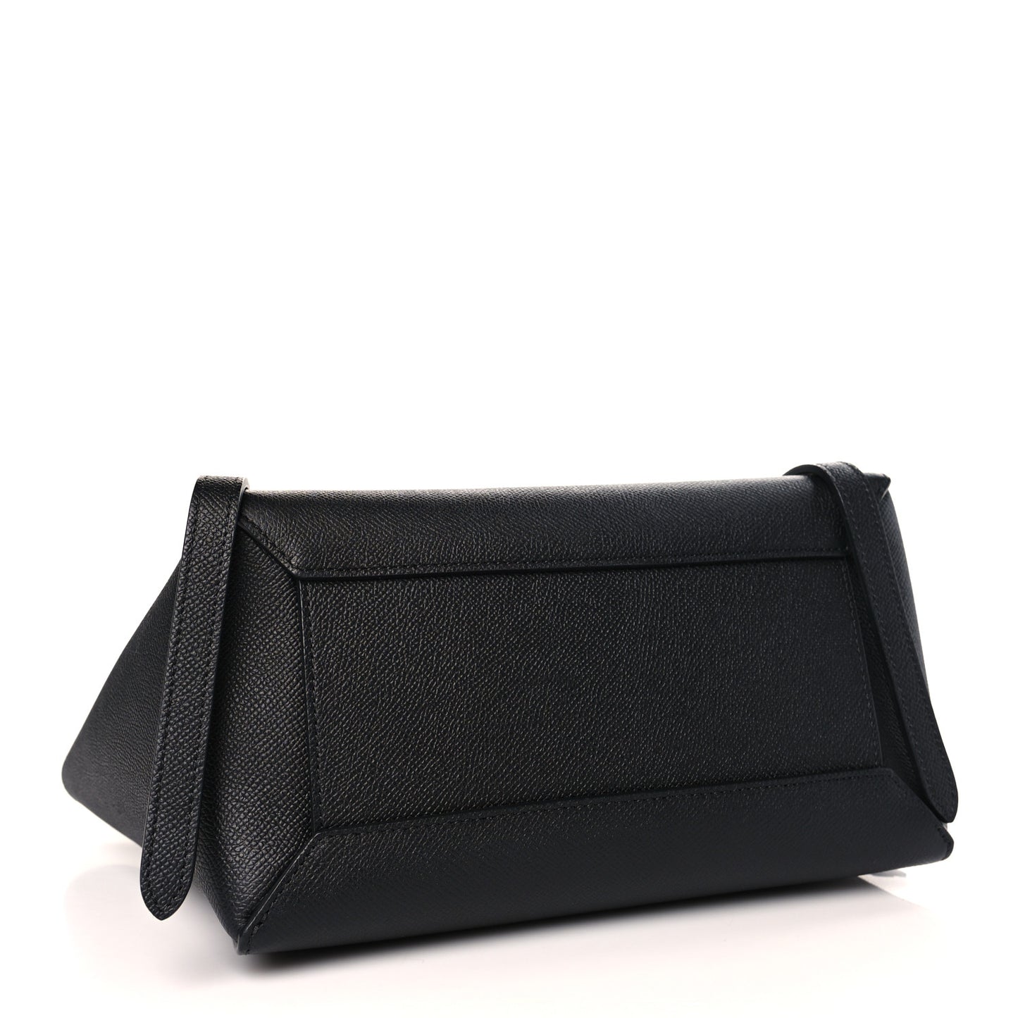 Grained Calfskin Micro Belt Bag Black