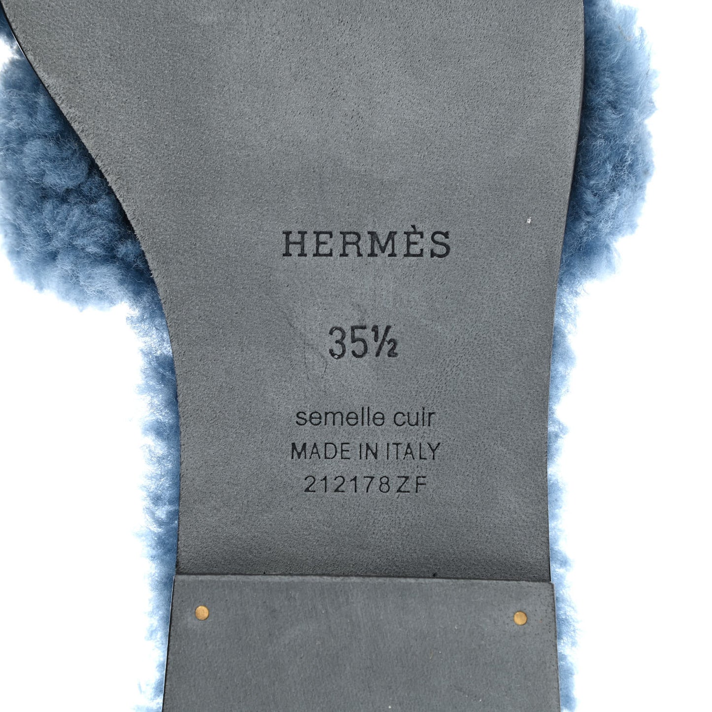 Woolskin Oran Sandals 35.5 Bleu