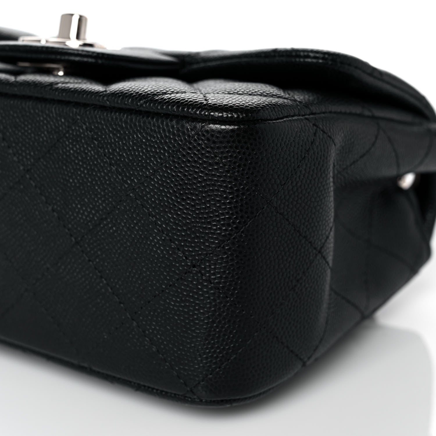 Chanel Caviar Quilted Mini Square Flap Black 9 of 10