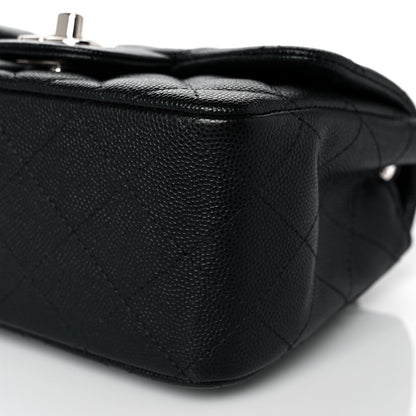 Chanel Caviar Quilted Mini Square Flap Black 9 of 10
