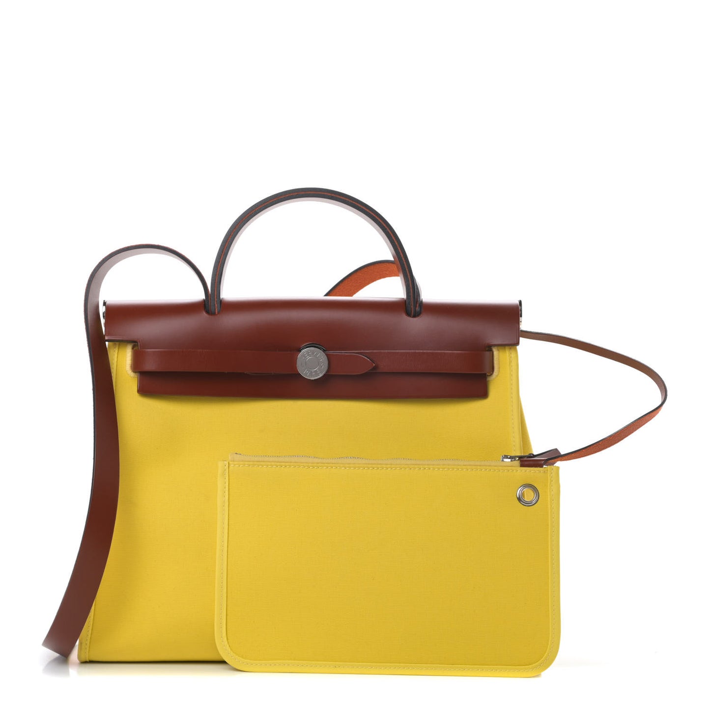 Vache Hunter Toile Herbag Zip 31 PM Lime Rouge H