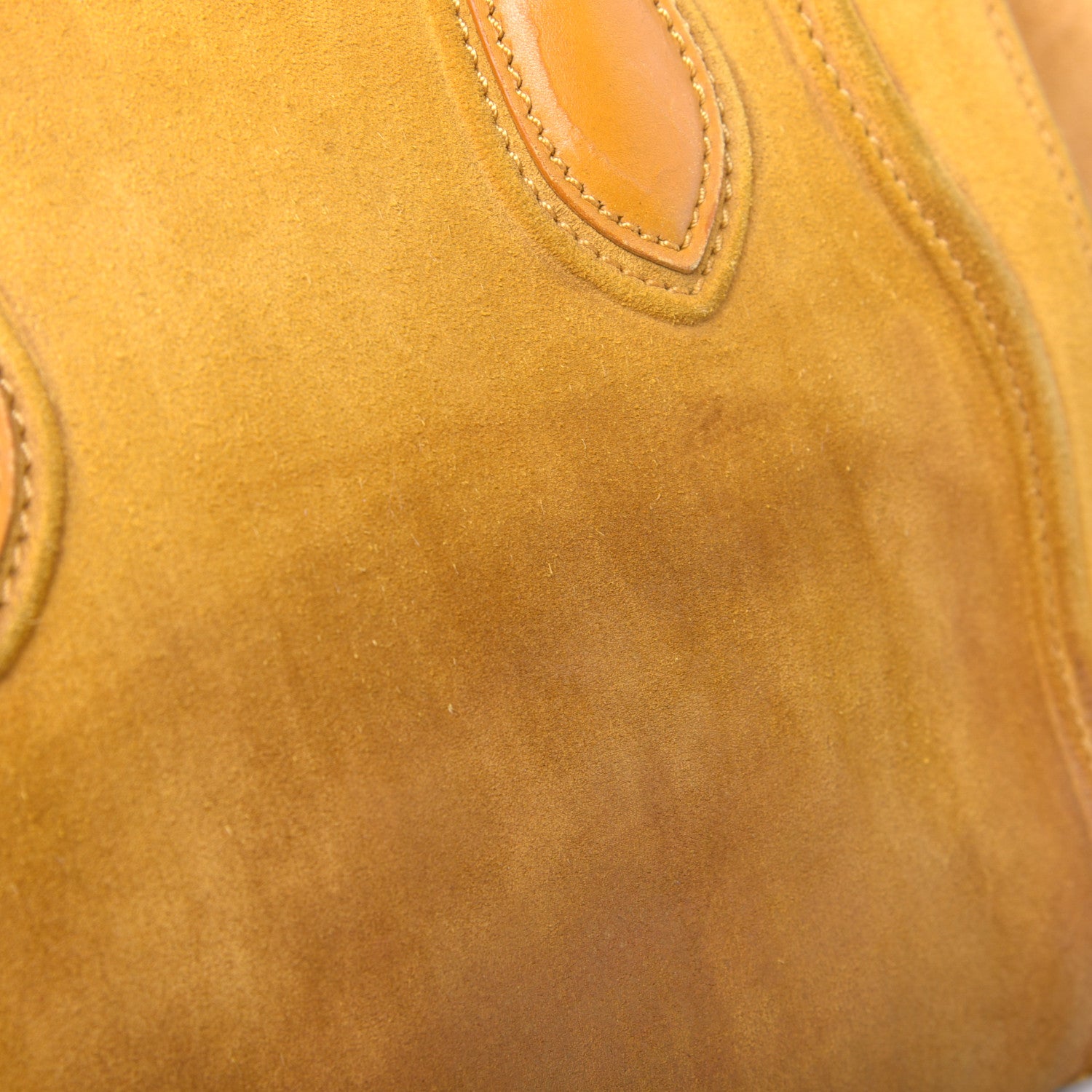 Celine Suede Medium Phantom Luggage Amber 12 of 13