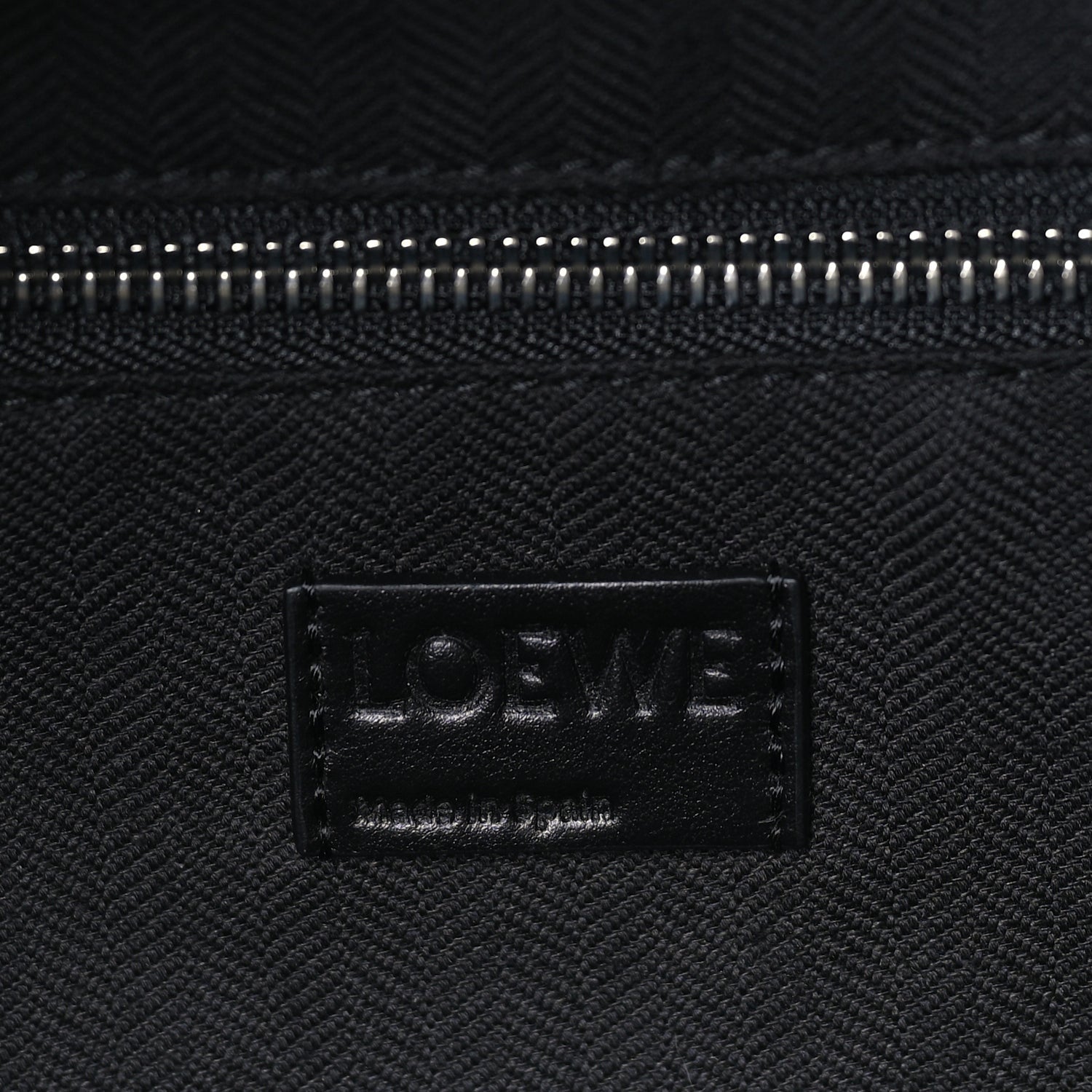 Loewe Shiny Calfskin Puzzle Fold Duffle Black Black 5 of 7