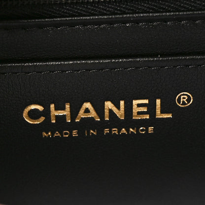 Chanel Lambskin Quilted Mini Rectangular Flap Black 6 of 11