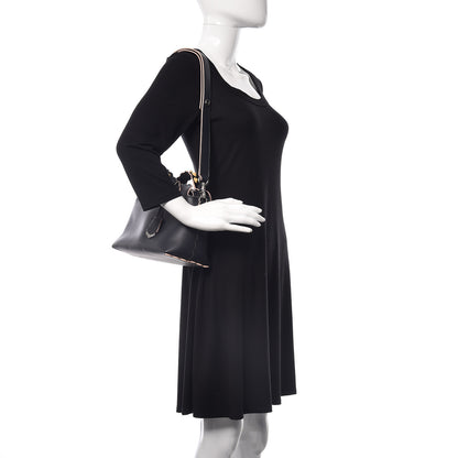 Fendi Vitello Dolce Scalloped Studded Medium By The Way Boston Bag Blu Notte 2 of 10