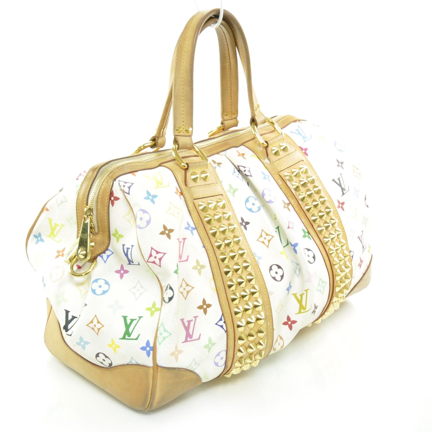 Louis Vuitton Monogram Multicolor Courtney GM White 3 of 9