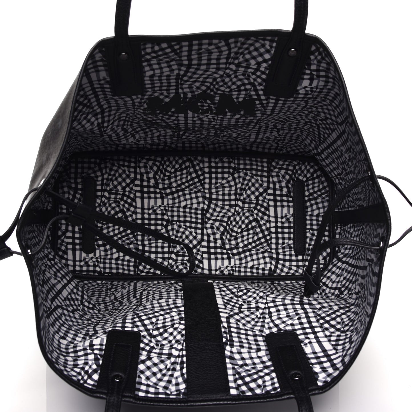 Visetos Large Liz Reversible Shopper Tote Black