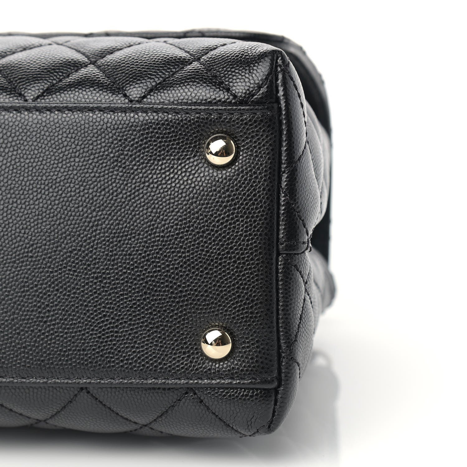 Chanel Caviar Quilted Small Coco Handle Flap Black 8 of 8
