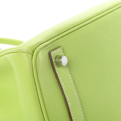 Hermes Epsom Candy Birkin 30 Kiwi Lichen 7 of 38