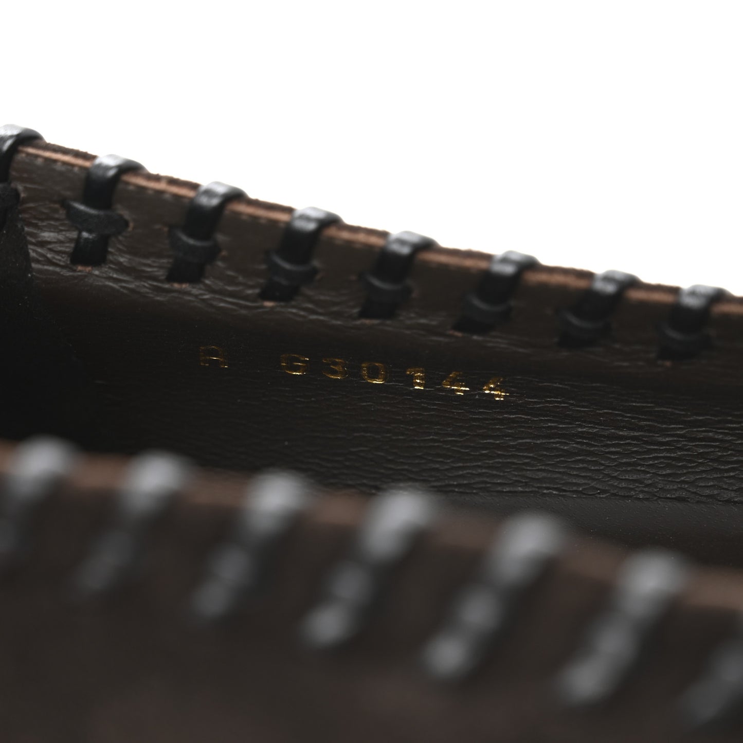 Suede Lambskin CC Cap Toe Stitched Flats 40 Brown