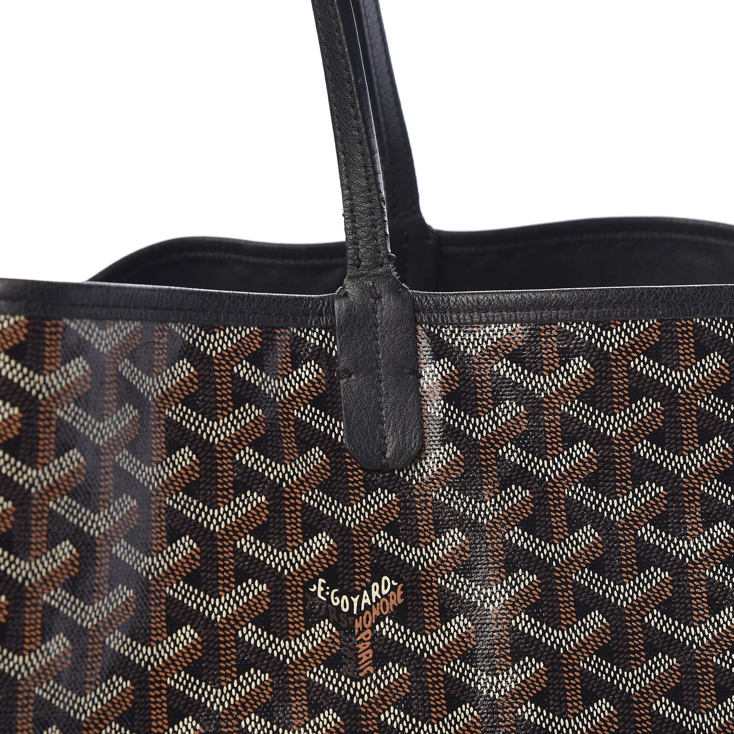 Goyard Goyardine Reversible Anjou GM Black 18 of 22