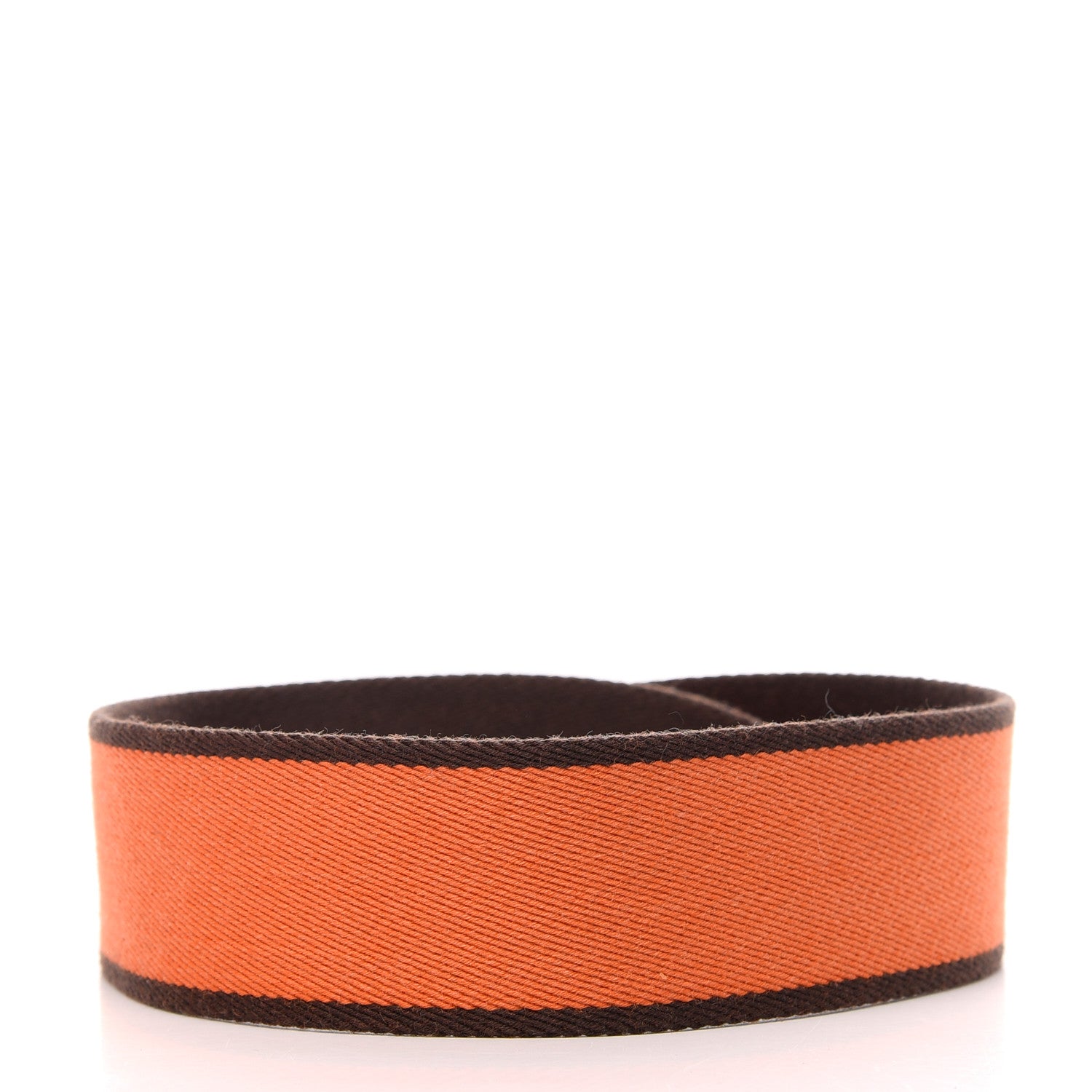 Hermes Toile Swift 50mm Shoulder Strap Orange Ebene 2 of 5