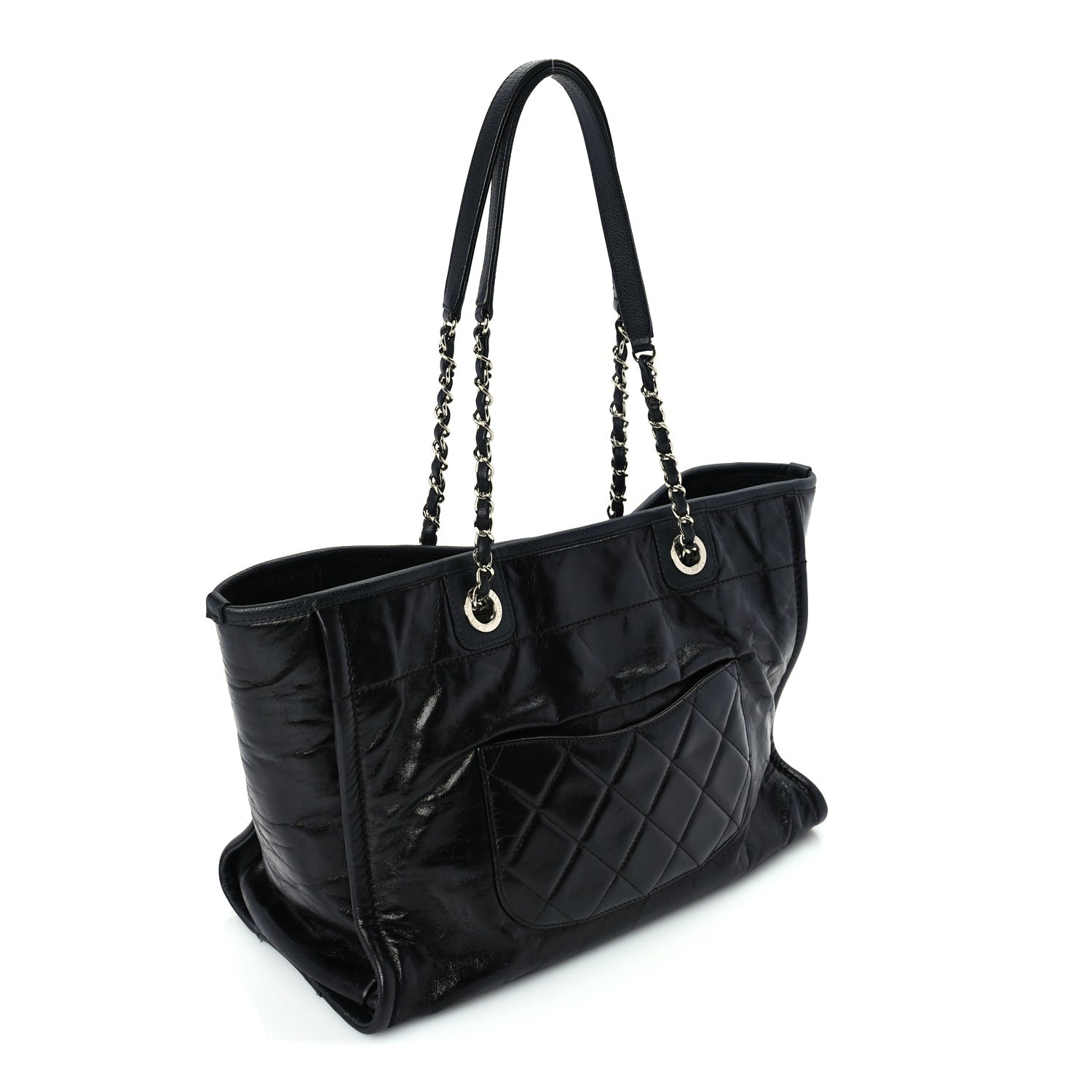 Chanel Glazed Calfskin Small Deauville Tote 2 of 9
