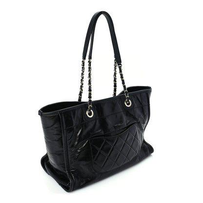 Chanel Glazed Calfskin Small Deauville Tote 2 of 9
