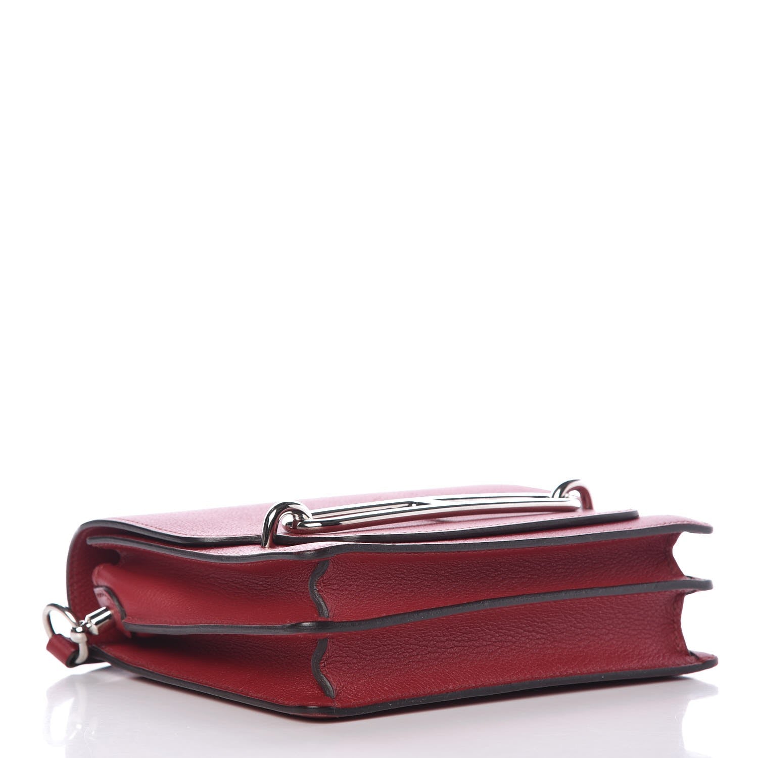 Hermes Evercolor Mini Sac Roulis Rouge Grenat 4 of 8