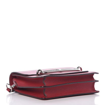 Hermes Evercolor Mini Sac Roulis Rouge Grenat 4 of 8