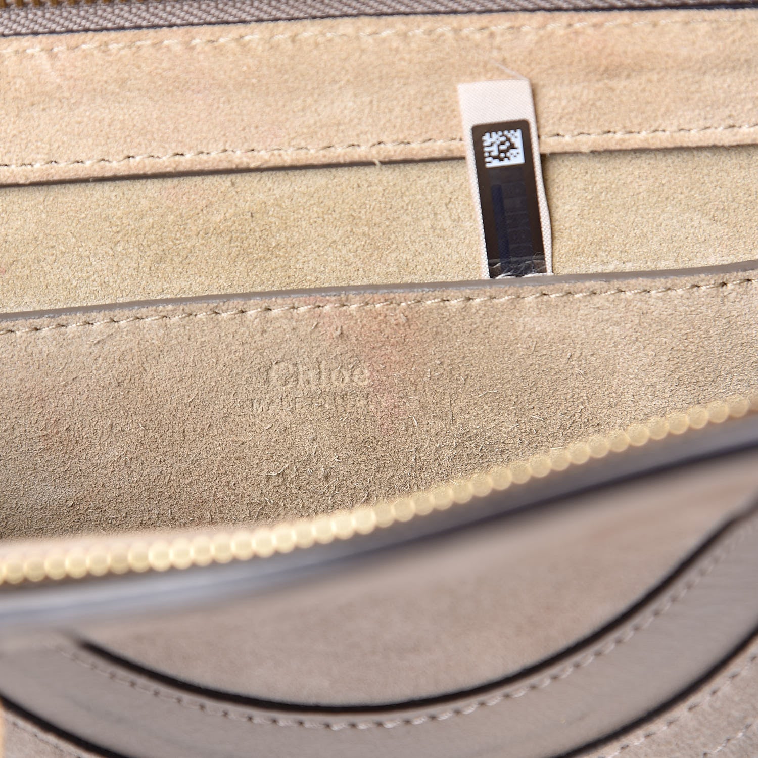 Chloe Calfskin Suede Small Pixie Bag Motty Grey 6 of 14