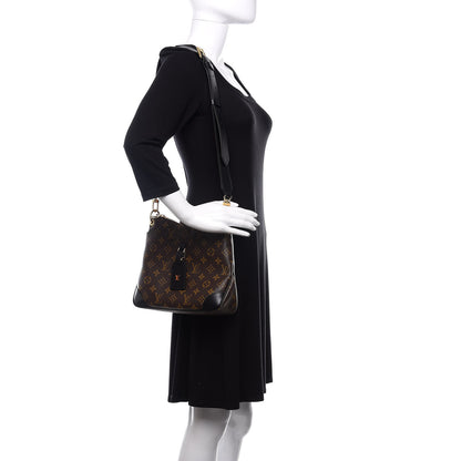Louis Vuitton Monogram Odeon PM Black 2 of 9