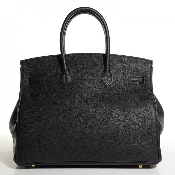 Togo Birkin 35 Black