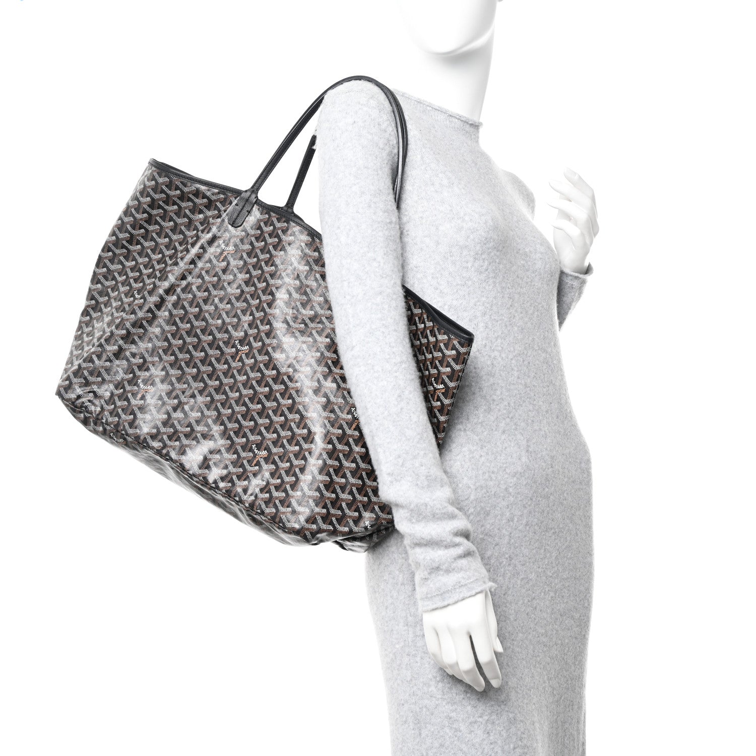 Goyard Goyardine Saint Louis GM Black 2 of 16