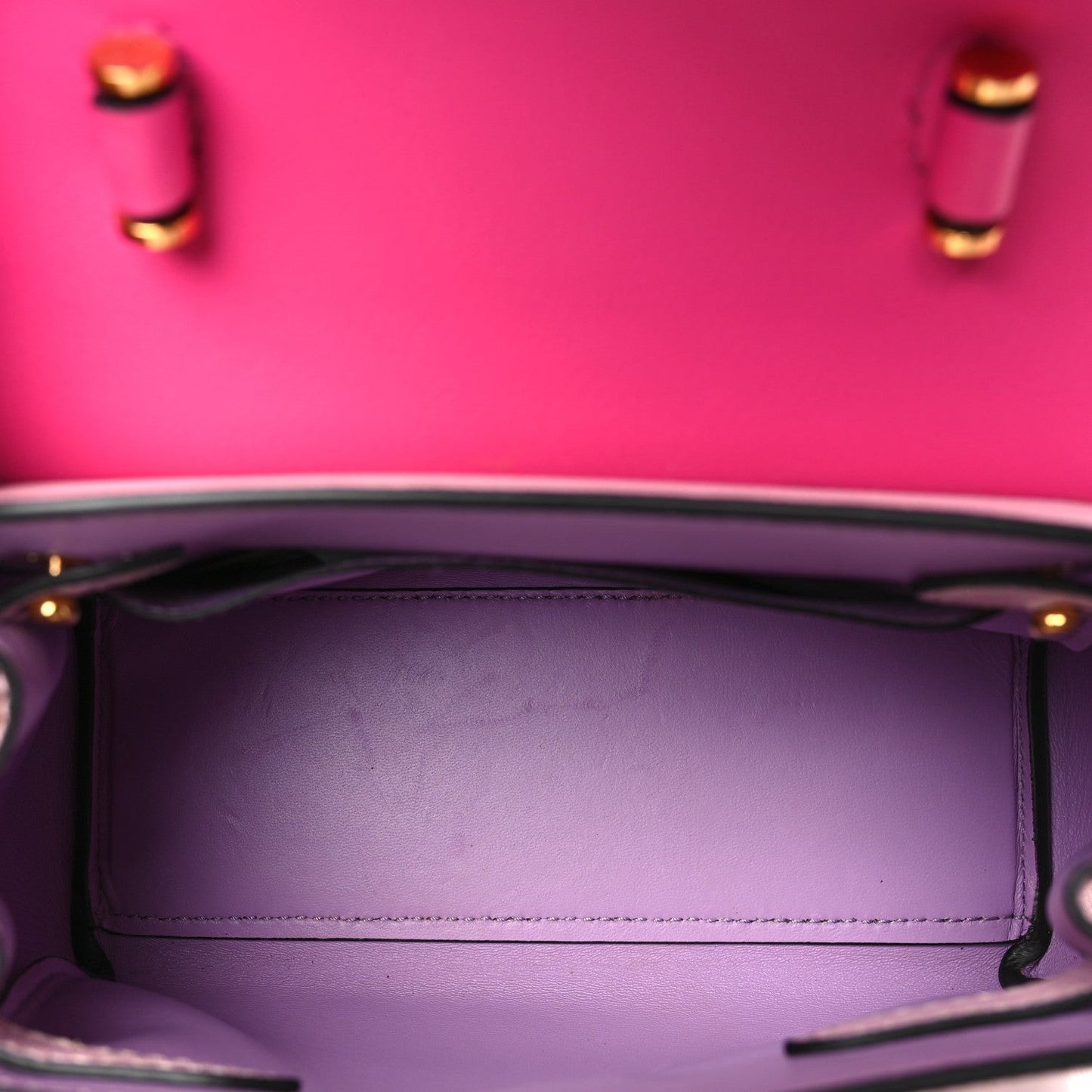Calfskin Medusa Small Top Handle Handbag Fuxia Light Pink