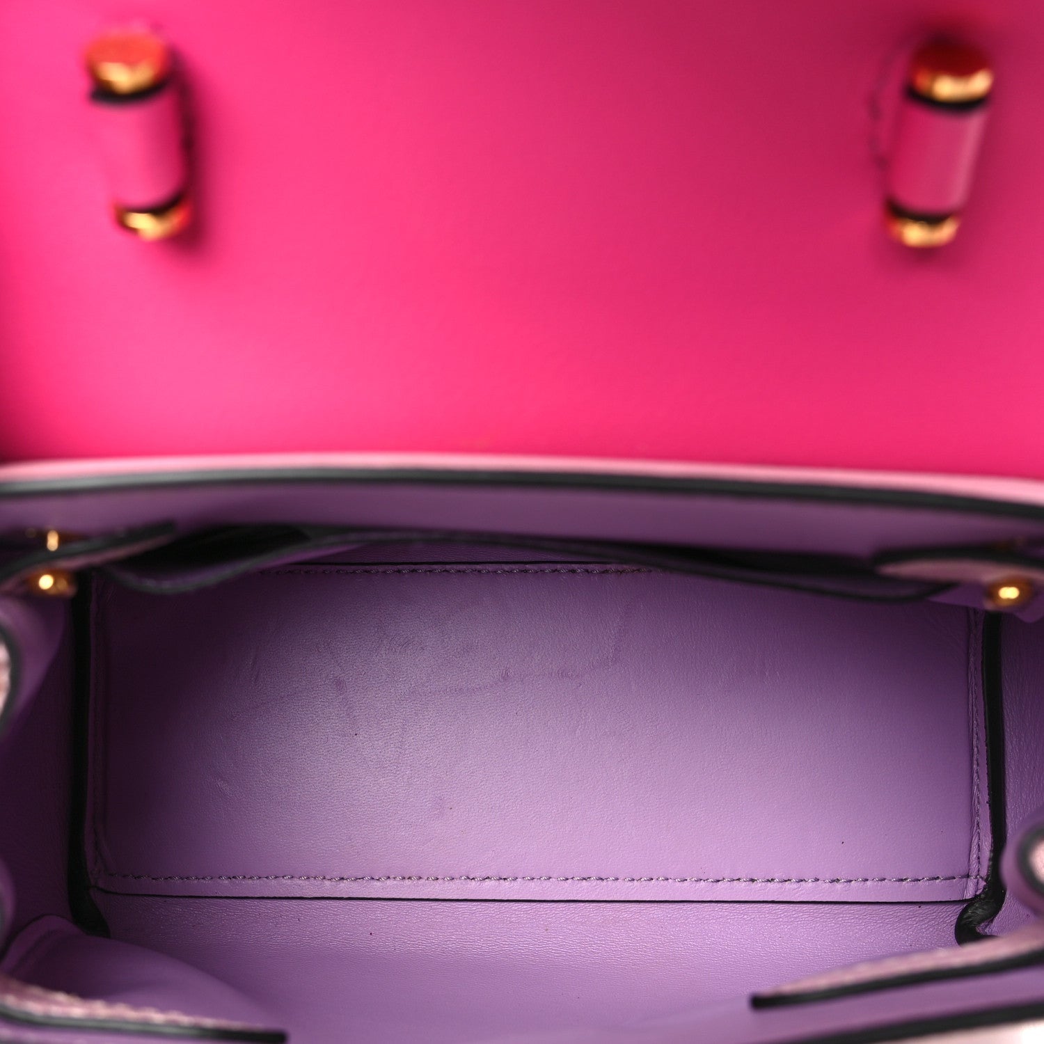 Versace Calfskin Medusa Small Top Handle Handbag Fuxia Light Pink 5 of 7