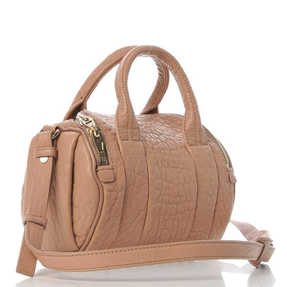 Alexander Wang Pebbled Lambskin Mini Rockie Blush Pale Gold Hardware 3 of 7