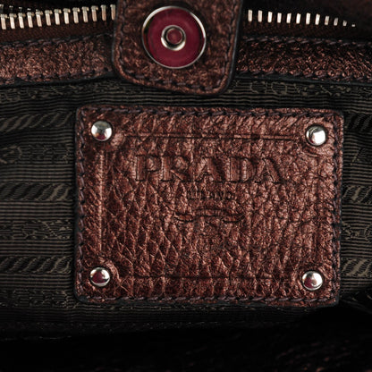 Prada Vitello Daino Mordore Shoulder Bag Antico 5 of 10