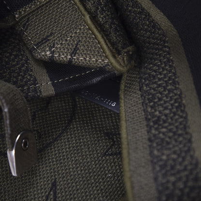 Christian Dior Canvas Embroidered Graffiti Diorcamp Messenger Green Black 7 of 8