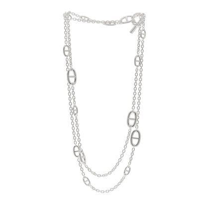 Hermes Sterling Silver Farandole Necklace 120 3 of 6