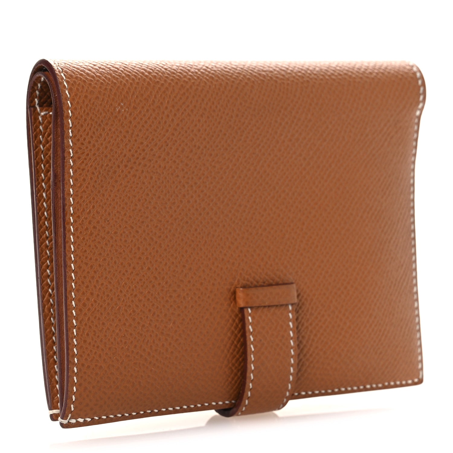 Hermes Epsom Bearn Compact Wallet Gold 3 of 8
