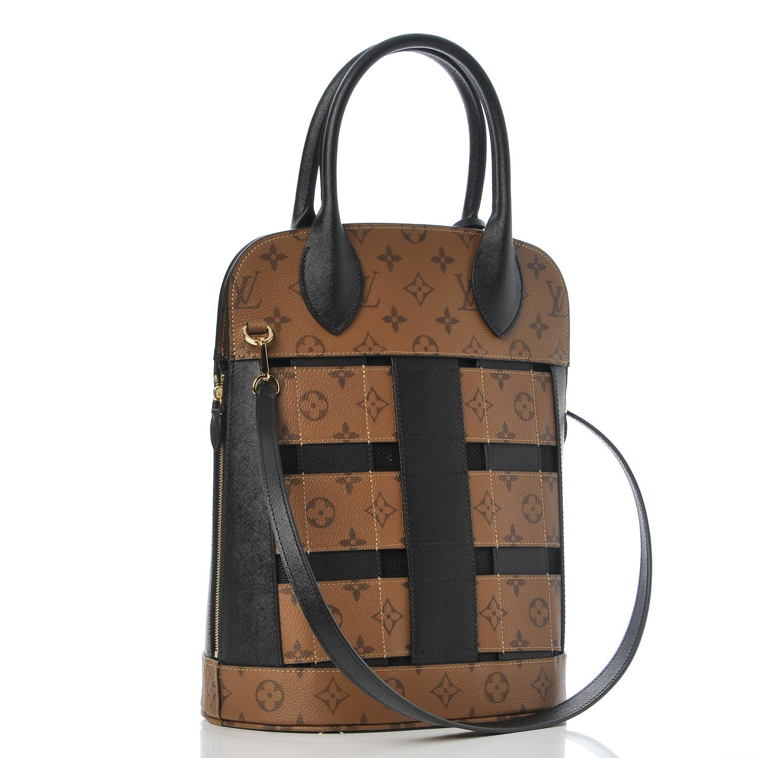 Louis Vuitton Reverse Monogram Tressage Tote 3 of 6