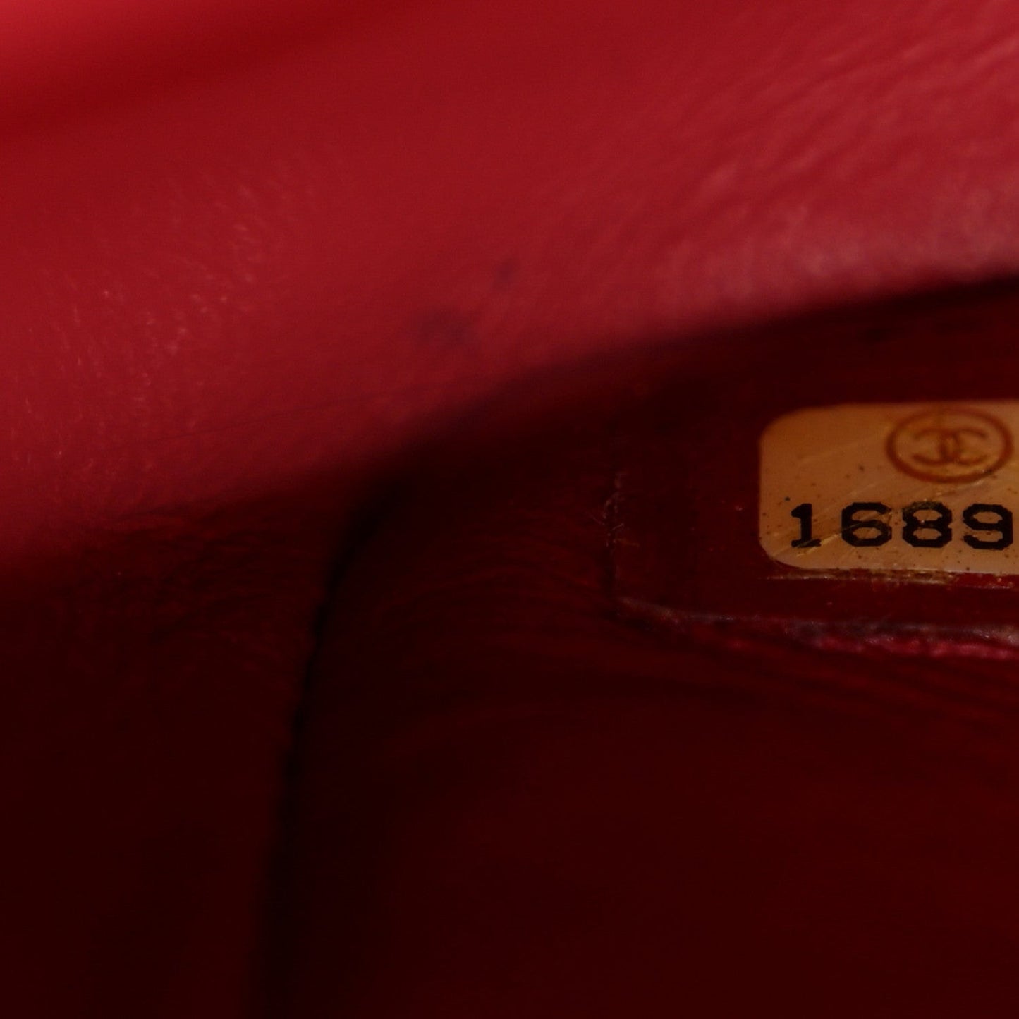 Caviar Quilted Medium Double Flap Red