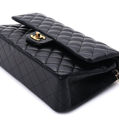 Chanel Lambskin Quilted Medium Double Flap  Black 7 of 8