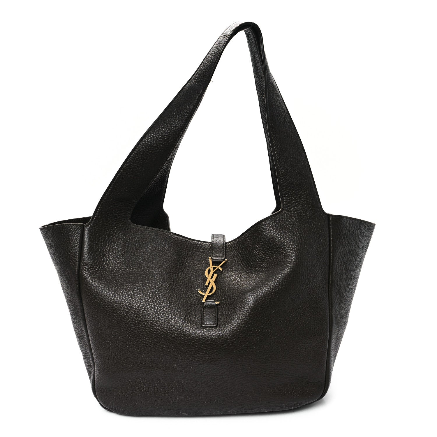 Saint Laurent Grained Deerskin Bea Tote Musk 1 of 15