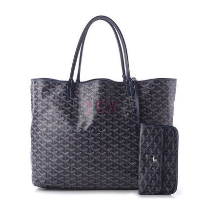 Goyard Goyardine Saint Louis GM Navy 1 of 8
