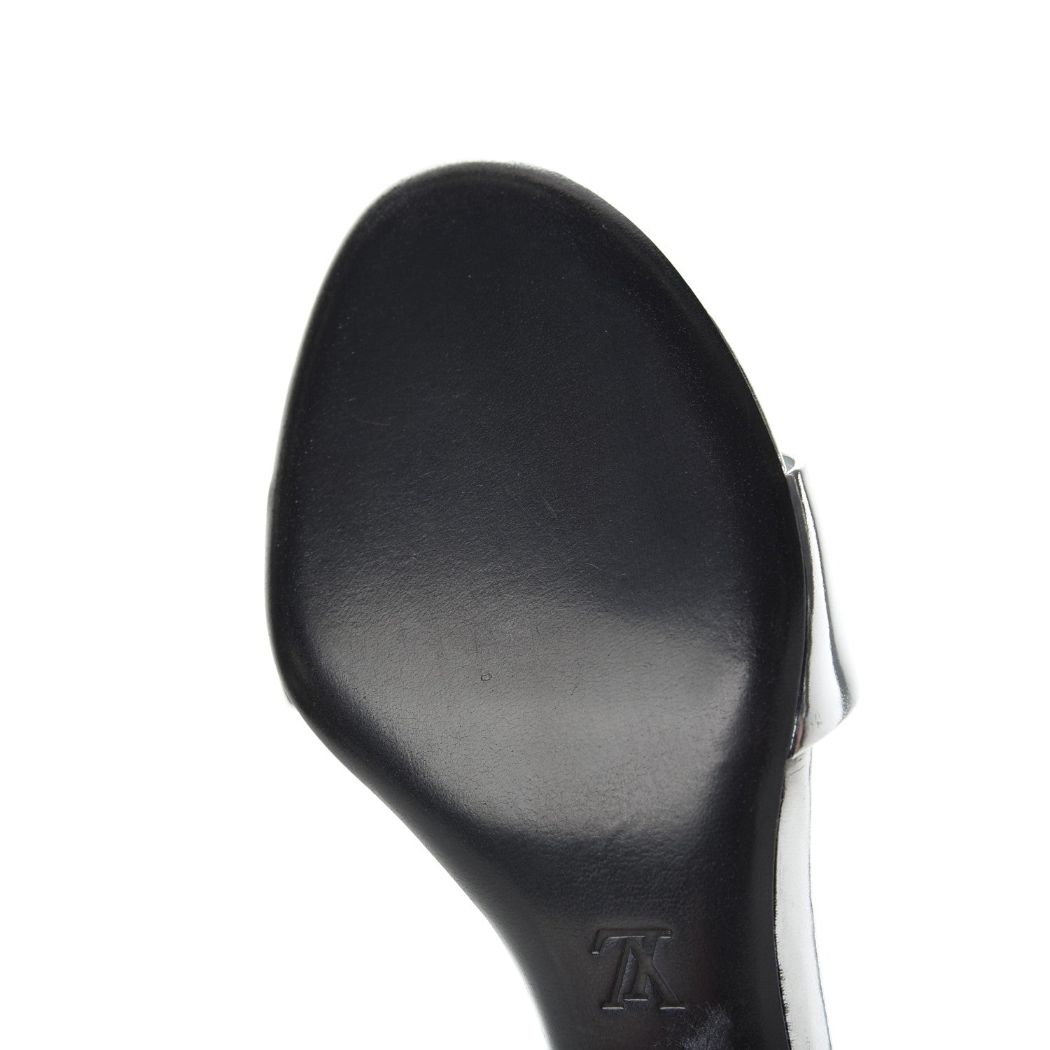 Louis Vuitton Calfskin Silver Light Sandal 37.5 Argent 13 of 16