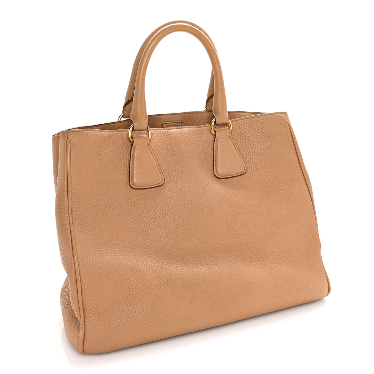 Prada Vitello Daino Tote Caramel 2 of 8
