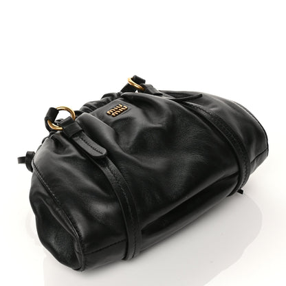 Miu Miu Nappa Mini Joie Shoulder Bag Black 3 of 8
