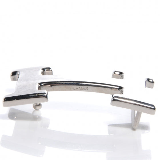 Hermes Chamonix Togo Reversible Constance 32mm H Belt Gold and Noir Brushed Silver 75 5 of 6