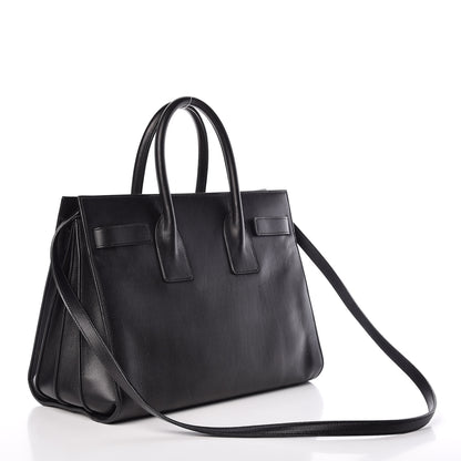 Saint Laurent Calfskin Small Sac De Jour Black 3 of 10