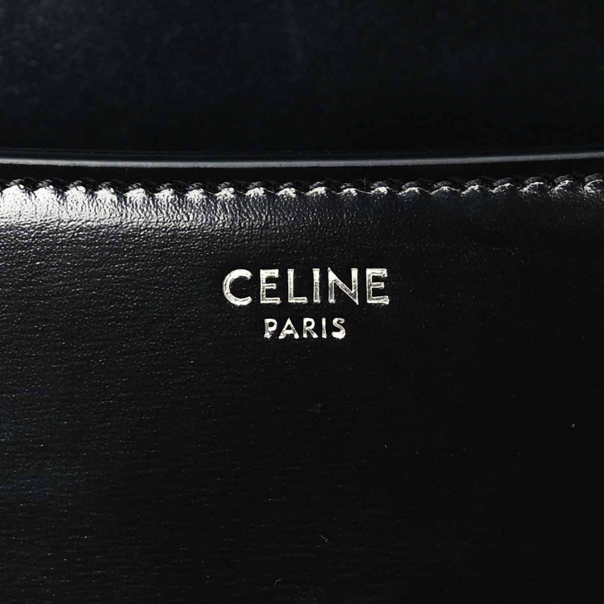 Celine Shiny Calfskin Medium Lola Bag Black 5 of 8