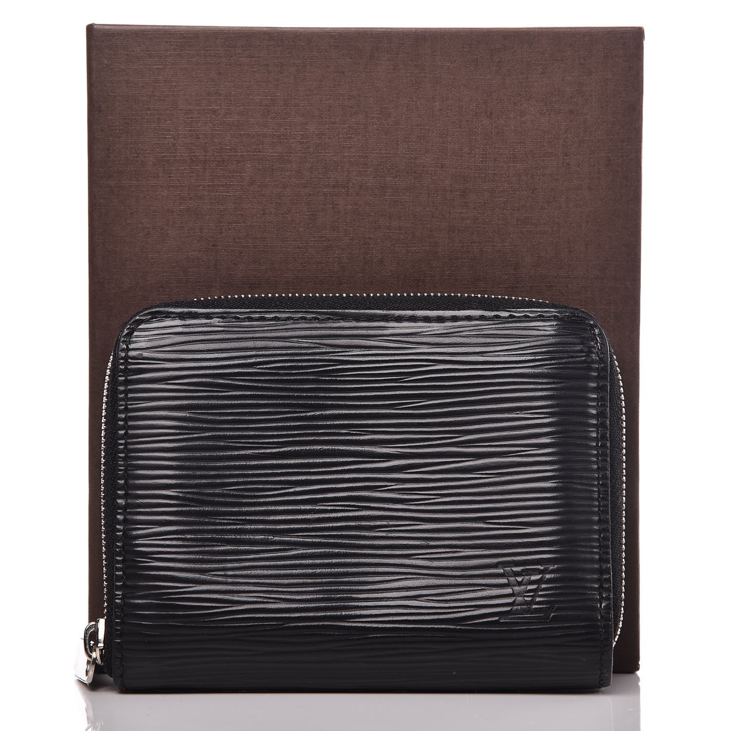 Louis Vuitton Epi Zippy Coin Purse Black 7 of 7