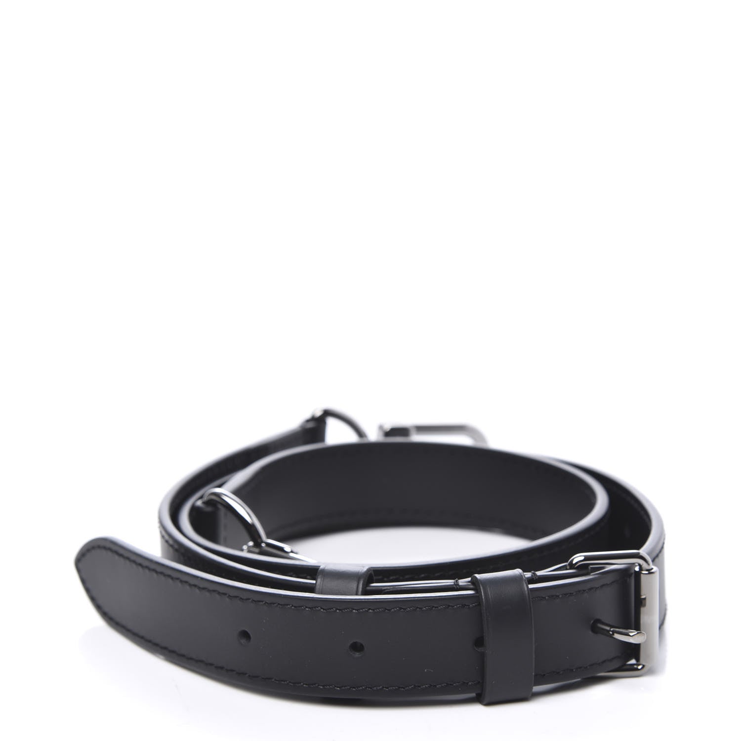 Louis Vuitton Calfskin Adjustable Keepall Bandouliere Shoulder Strap Black 2 of 3