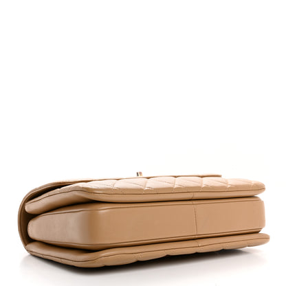 Chanel Lambskin Quilted Medium Trendy CC Flap Dual Handle Bag Camel 4 of 11