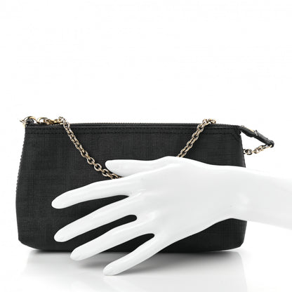 Fendi Zucca Spalmati Pochette Black 2 of 9