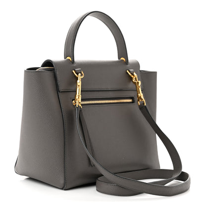 Celine Grained Calfskin Micro Belt Bag Grey 3 of 12
