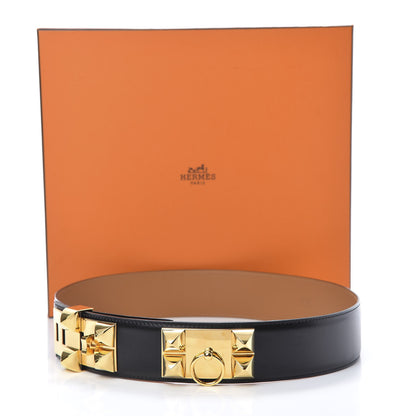 Hermes Box Collier De Chien CDC Belt Black 5 of 5